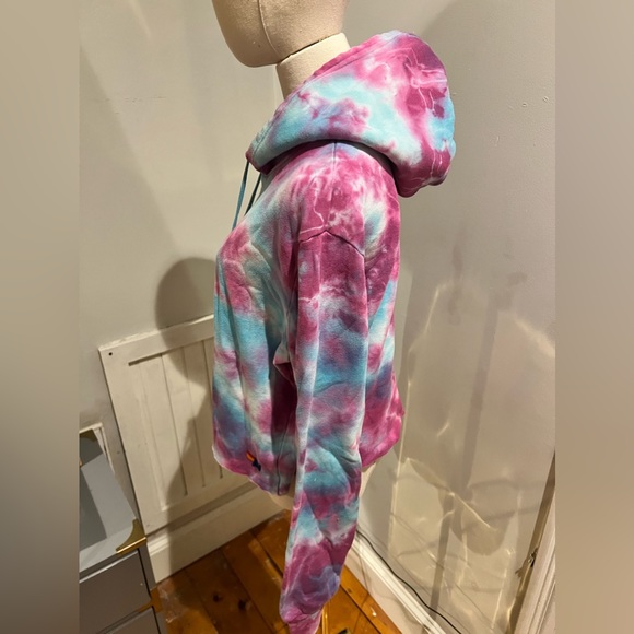 Aviator Nation Tie Dye Cropped Hoodie - Picture 3 of 6